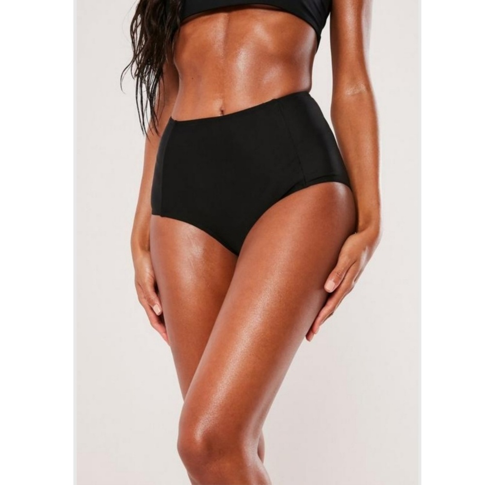 Missguided high wasted bikini bottoms